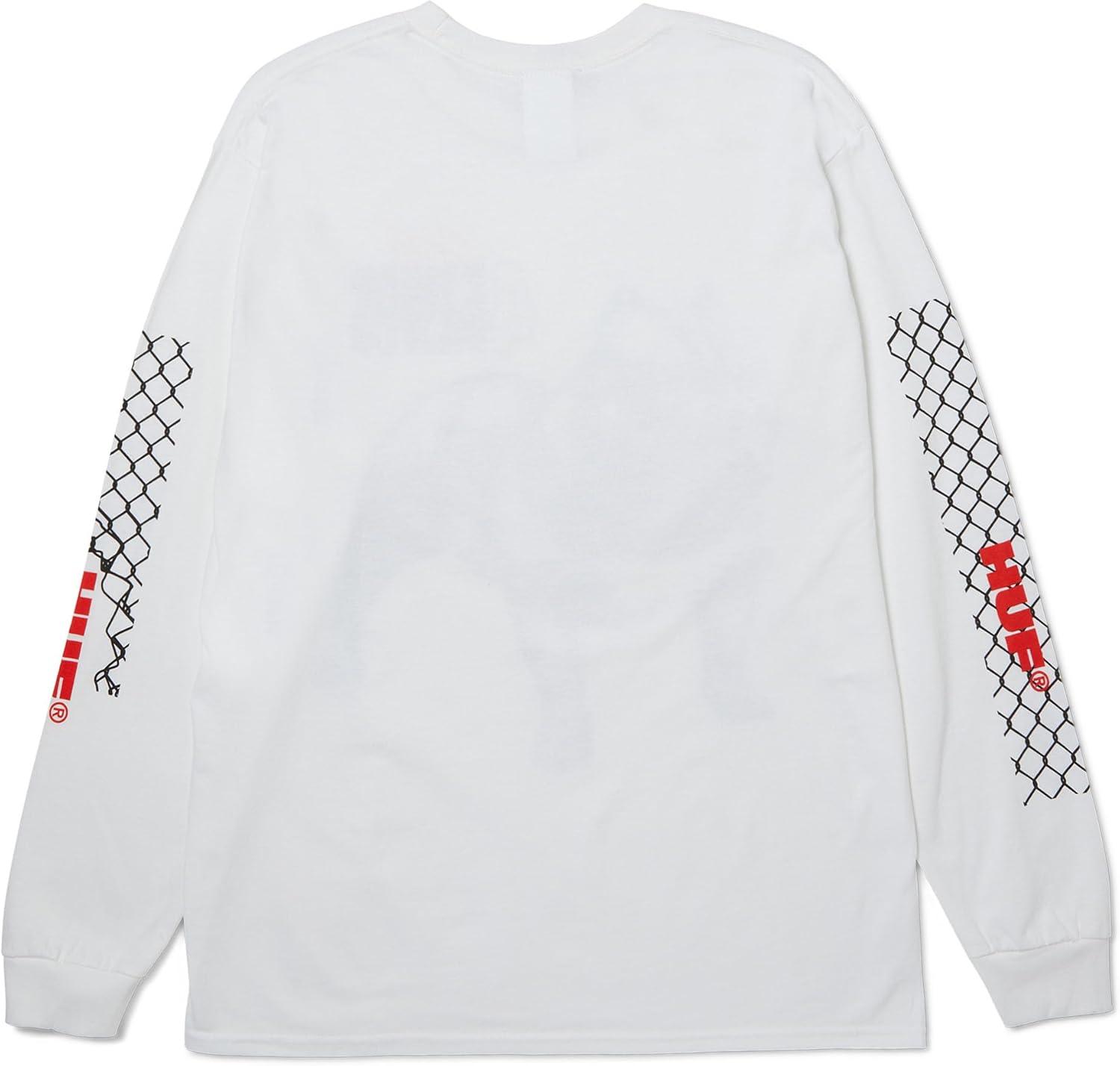 imageHUF 4 The Dawgs Long Sleeve Tee Mens TShirt Streetwear Oversized Graphic TeeWhite