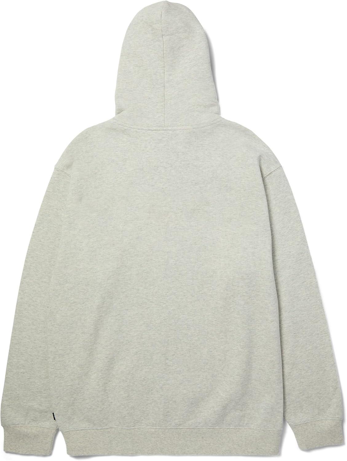 imageHUF All Caps FullZip Hoodie Comfortable Streetwear SweatshirtAsh