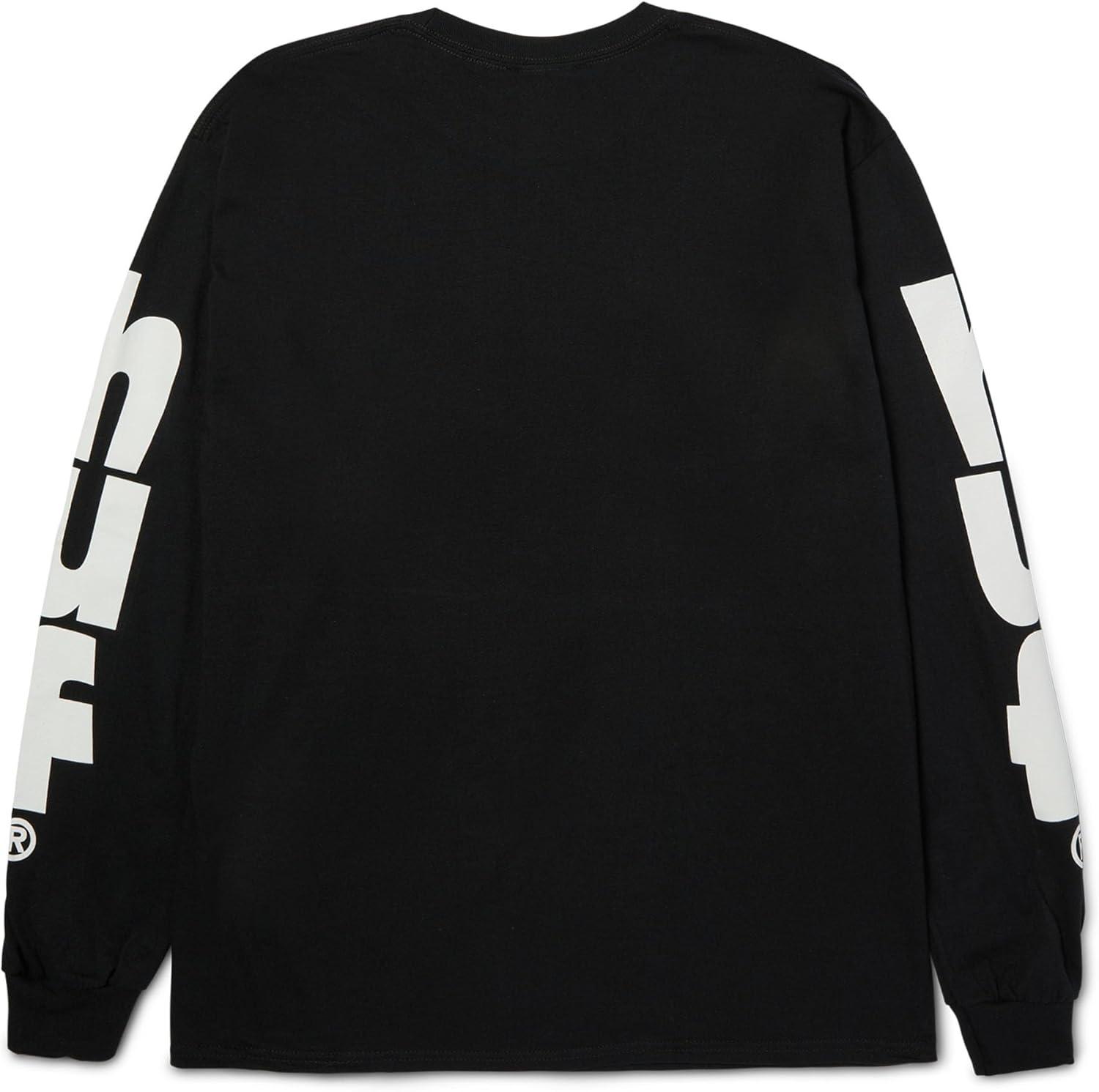 imageHUF Megablast Long Sleeve Tee Mens TShirt Streetwear Oversized Graphic TeeBlack