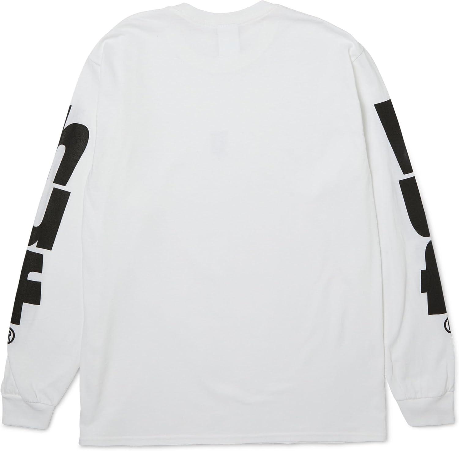 imageHUF Megablast Long Sleeve Tee Mens TShirt Streetwear Oversized Graphic TeeWhite
