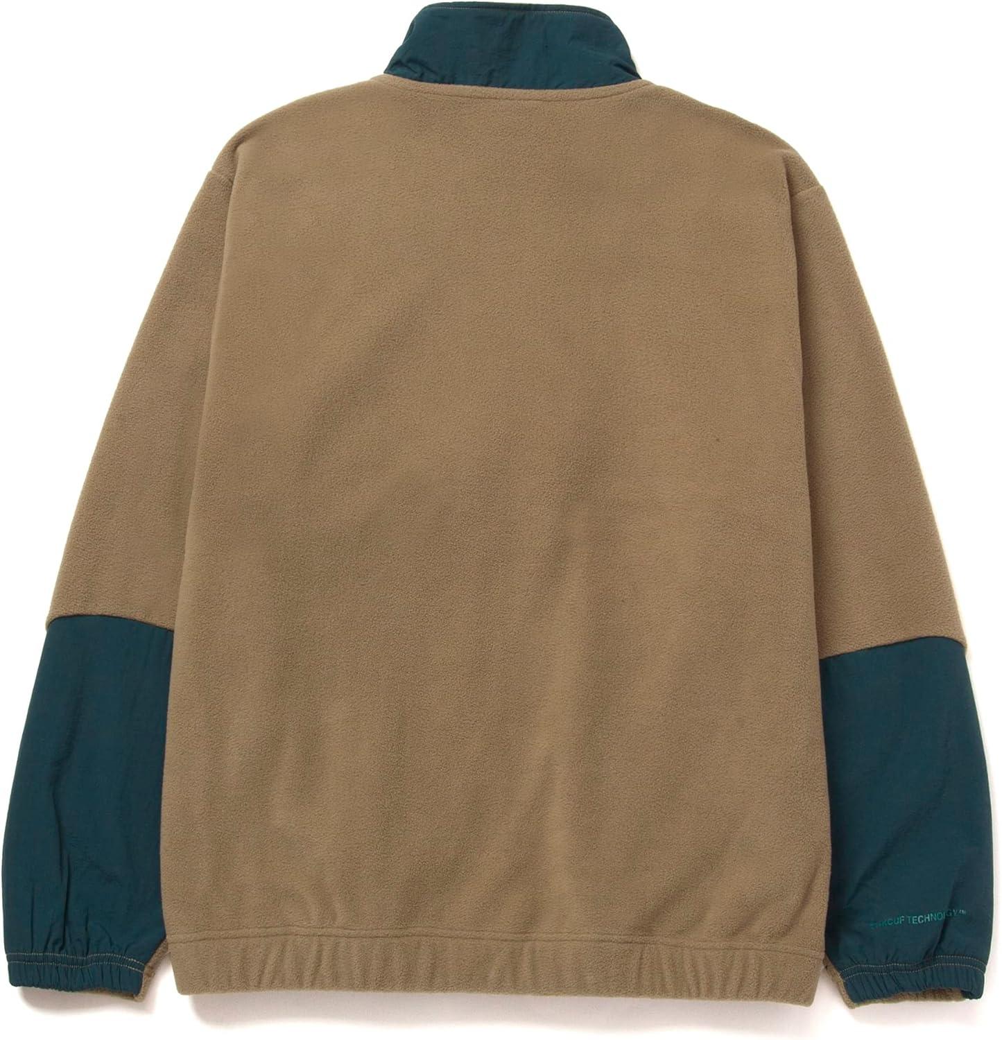 imageHUF Mens Quarter Zip Polar Fleece Pullover JacketOlive