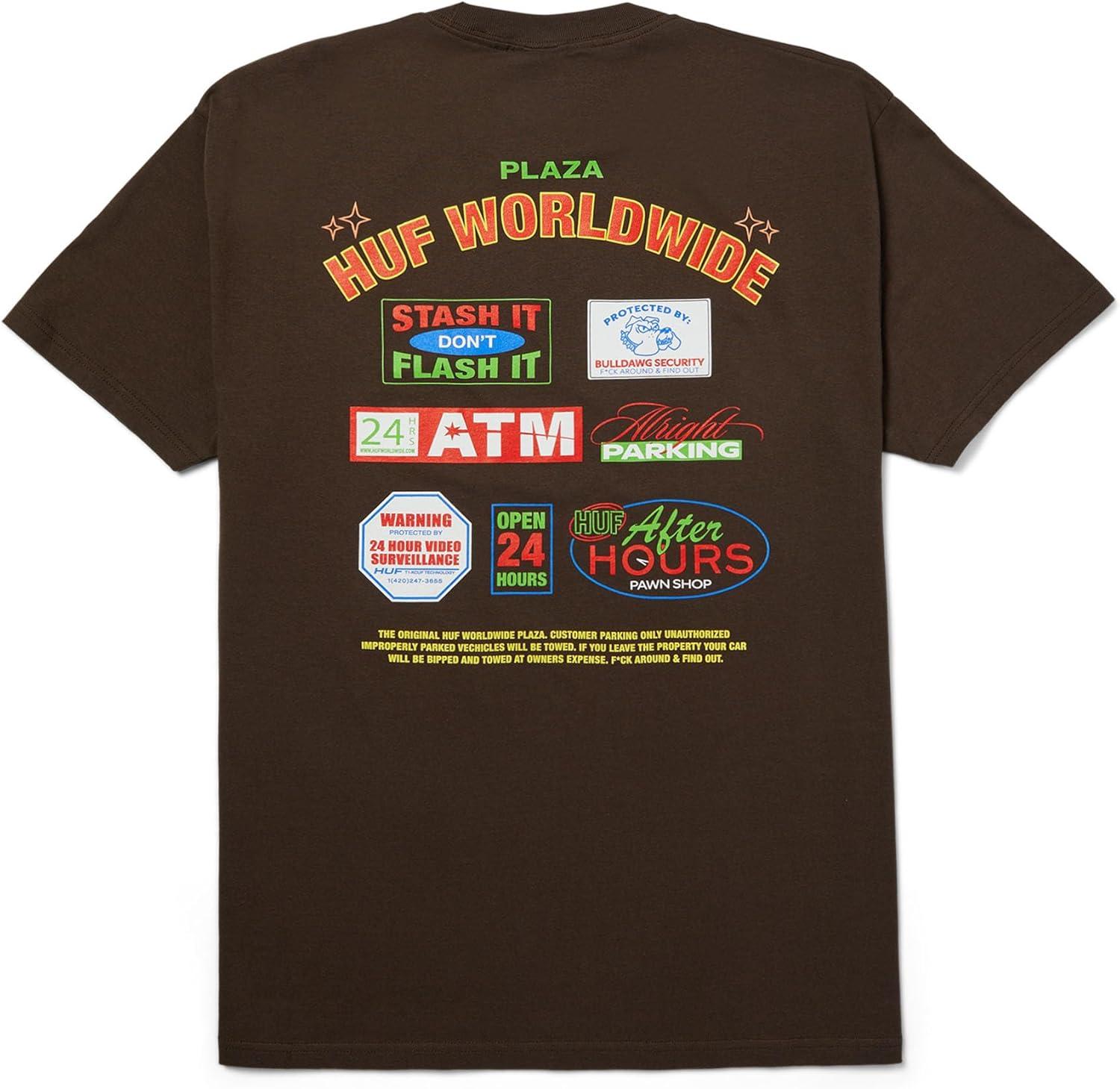 imageHUF Promo Short Sleeve Tee Mens TShirt Streetwear Oversized Graphic TeeBison