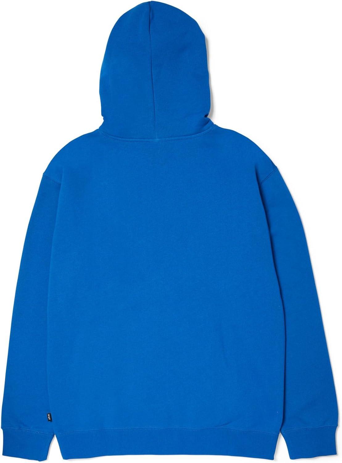 imageHUF SET MEGABLAST Pullover Hoodie Mens Graphic Hoodie with Front ampamp Back Print Streetwear Hooded SweatshirtCobalt Blue