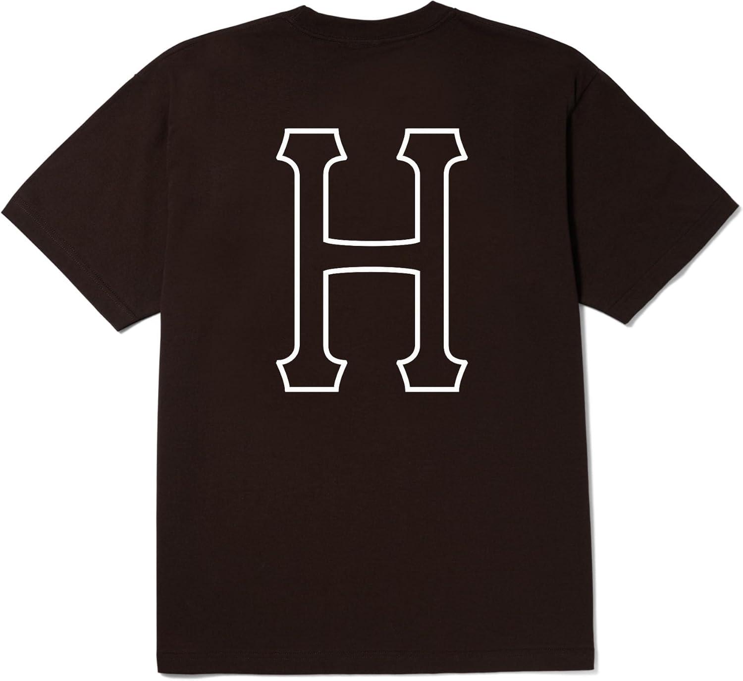 imageHUF Set H Short Sleeve TShirt 100 PreShrunk Cotton TShirtEspresso