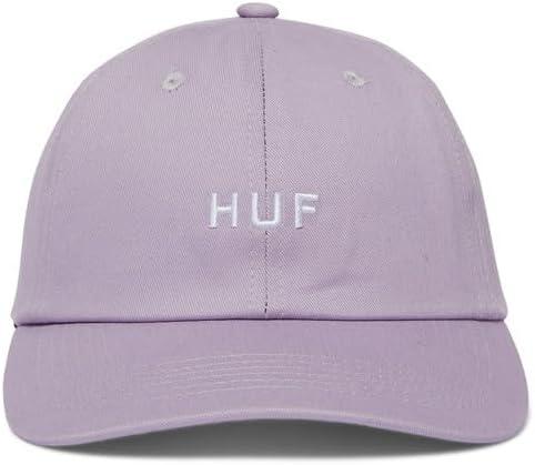 imageHUF Set OG Curved Visor Hat 6Panel Low Profile Dad Hat for Men Cotton Baseball Cap with Strapback ClosureDust Purple