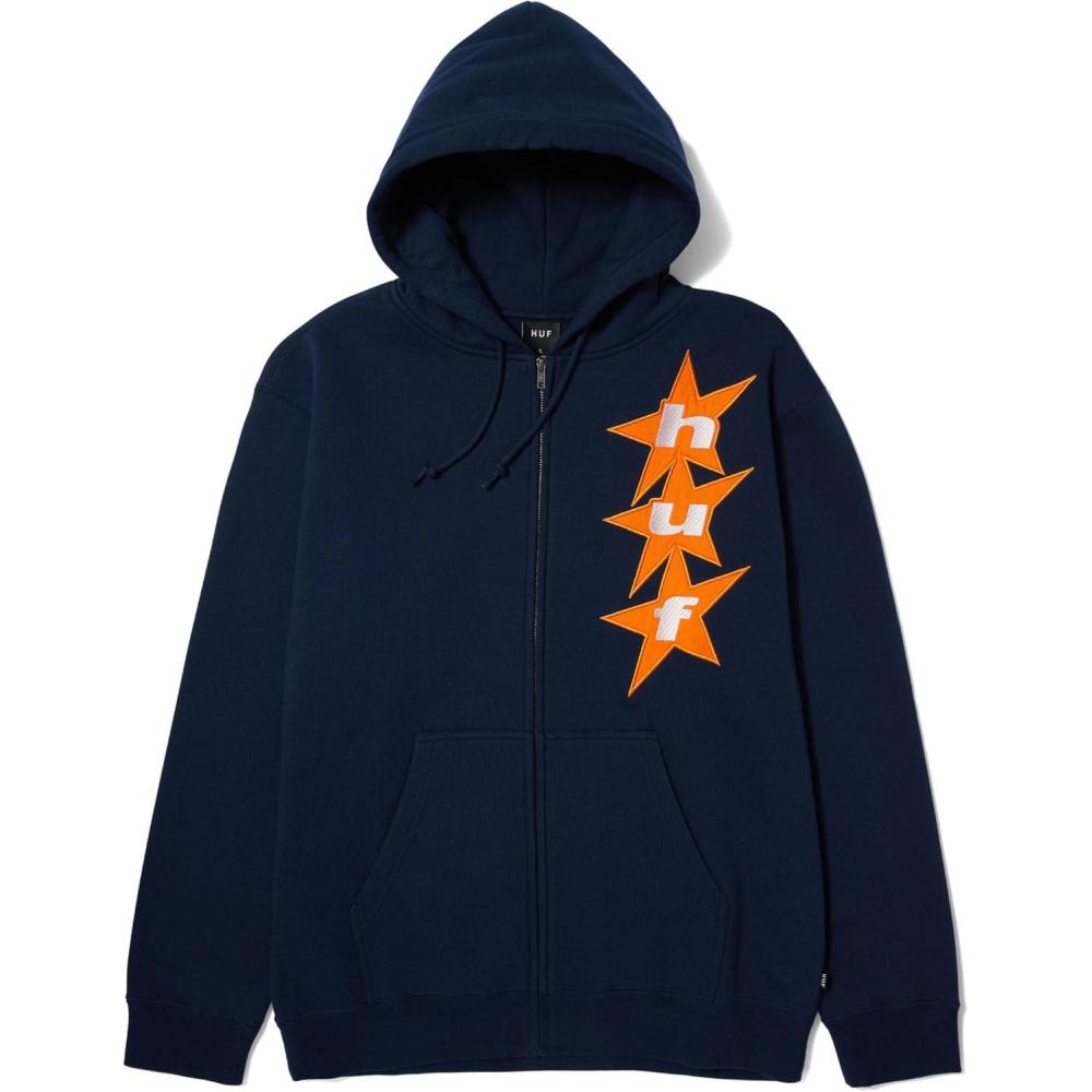 imageHUF All Star Full Zip Hoodie SweatshirtNavy