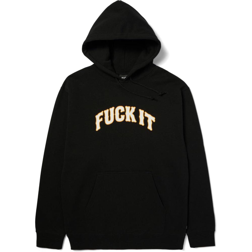 imageHUF Balboa Pullover Hoodie  Stylish Comfortable Streetwear for MenBlack