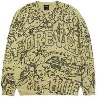 imageHUF Forever Crewneck SweaterPistachio