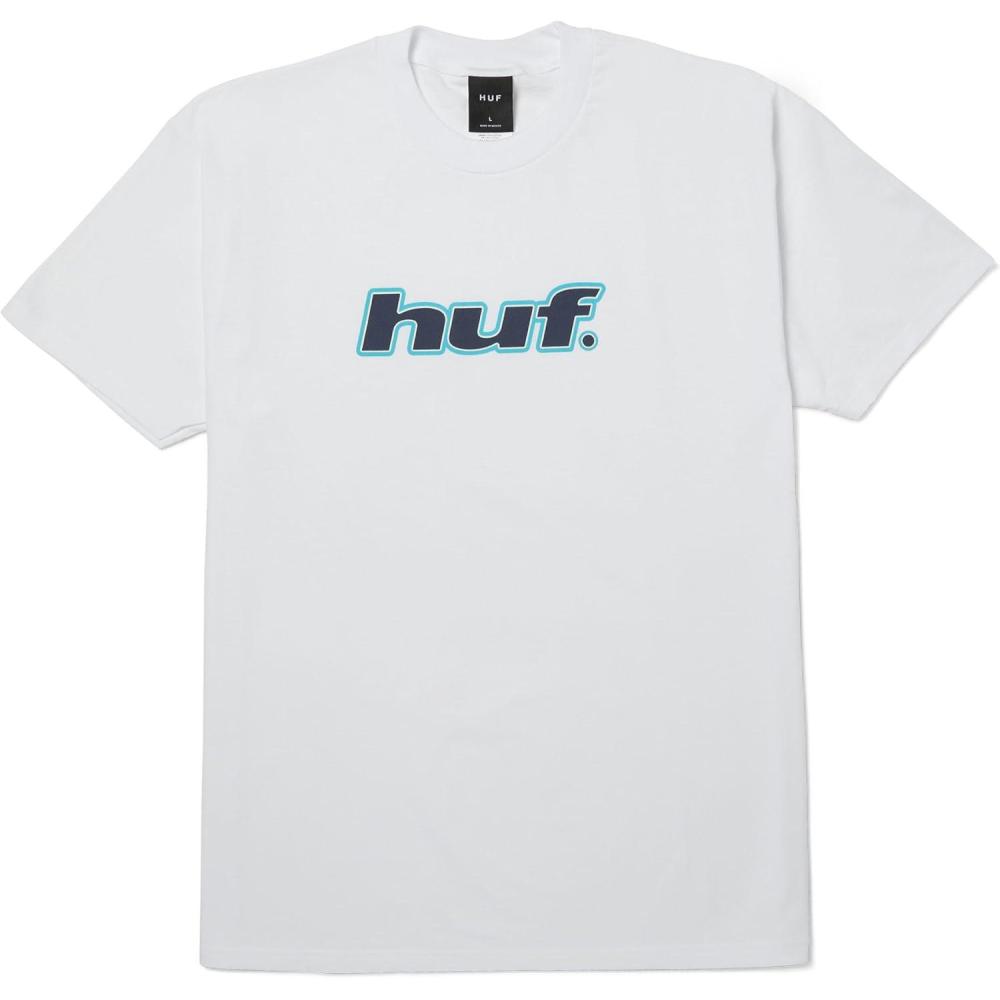 imageHUF H Dot Short Sleeve Tee  Mens TShirt Streetwear Oversized Graphic TeeWhite