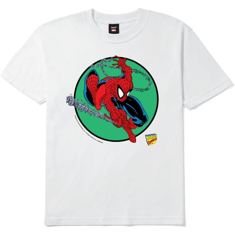 imageHUF Marvel SpiderMan TShirts for Men  Graphic Tees Oversized Cotton Shirts Streetwear  Comic Fan Apparel