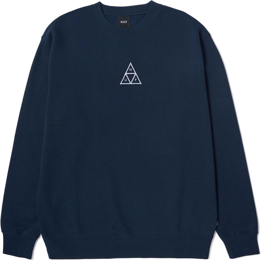 imageHUF Set Triple Triangle Crewneck SweatshirtNightshade