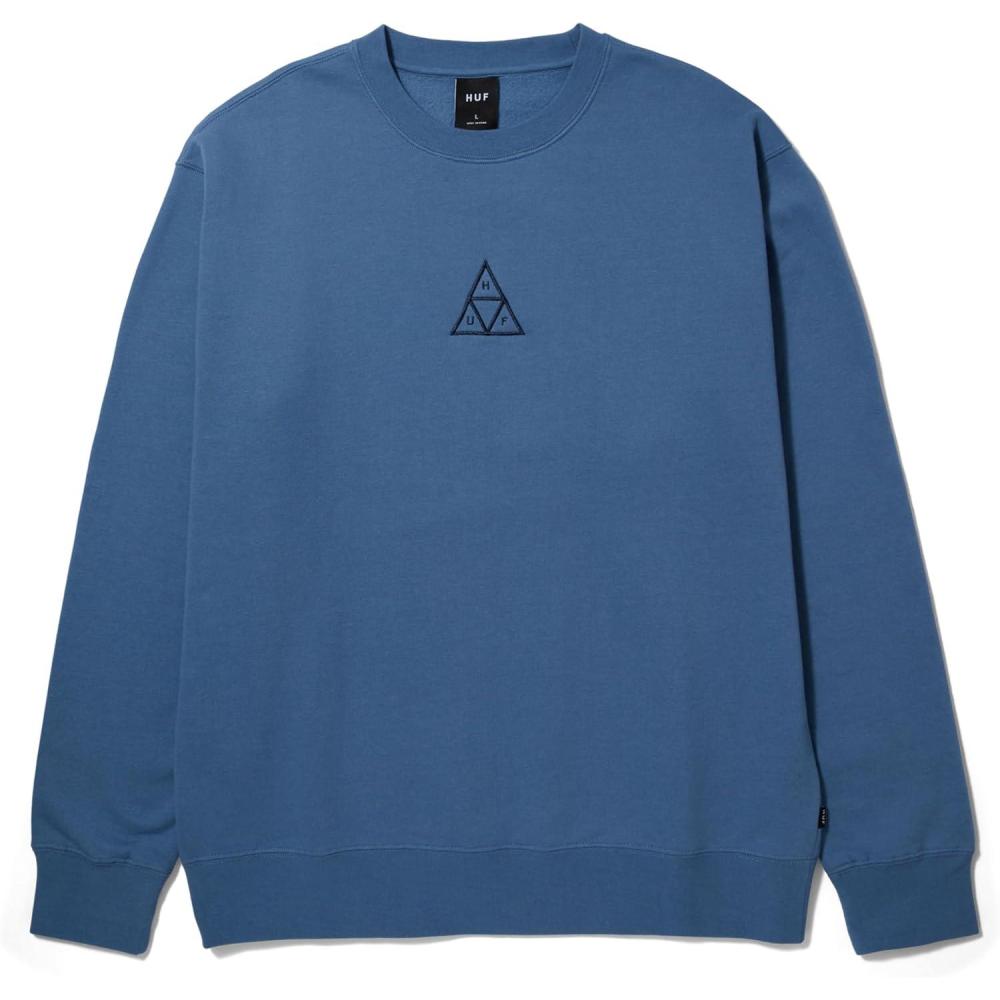 imageHUF Set Triple Triangle Crewneck SweatshirtSlate Blue