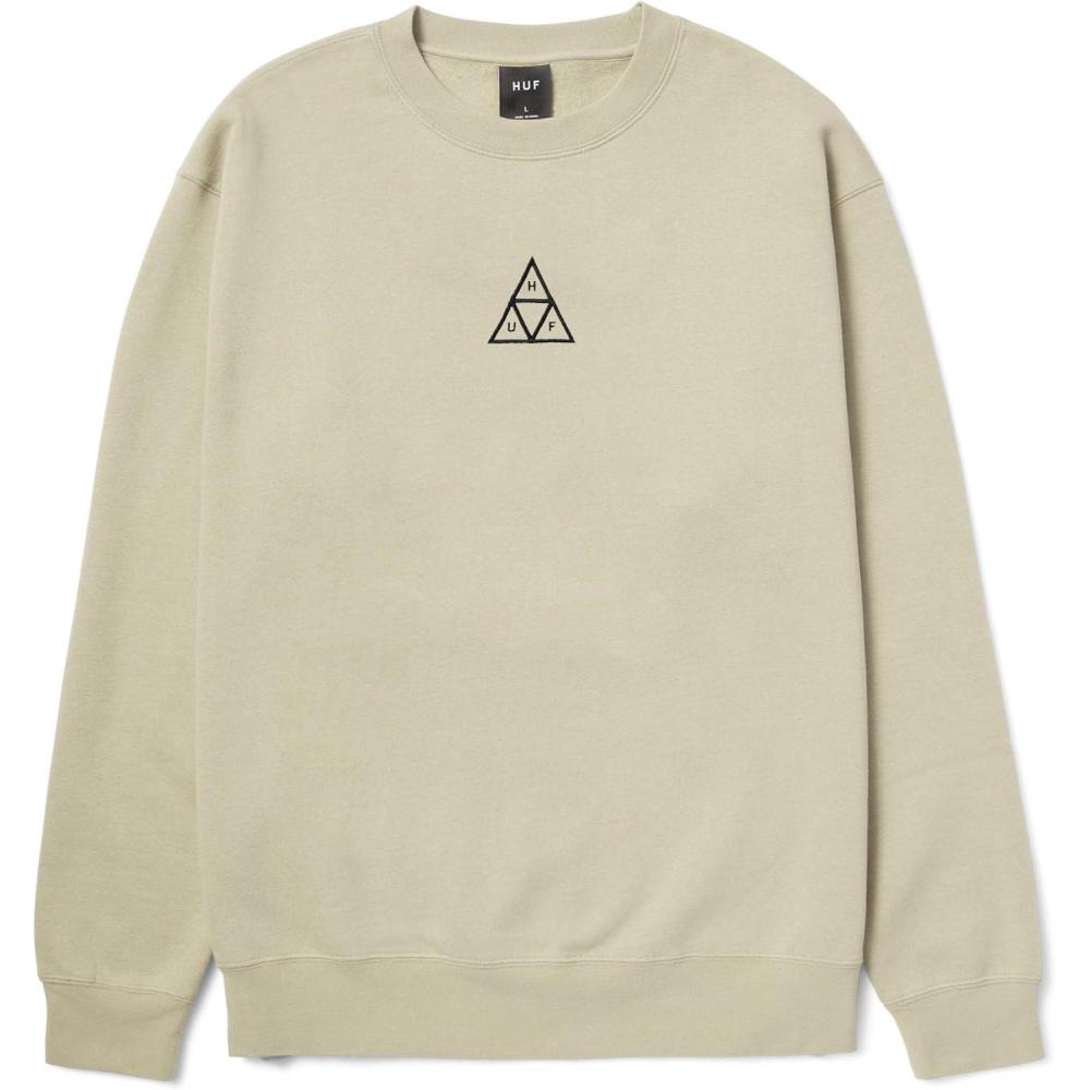 imageHUF Set Triple Triangle Crewneck SweatshirtStone