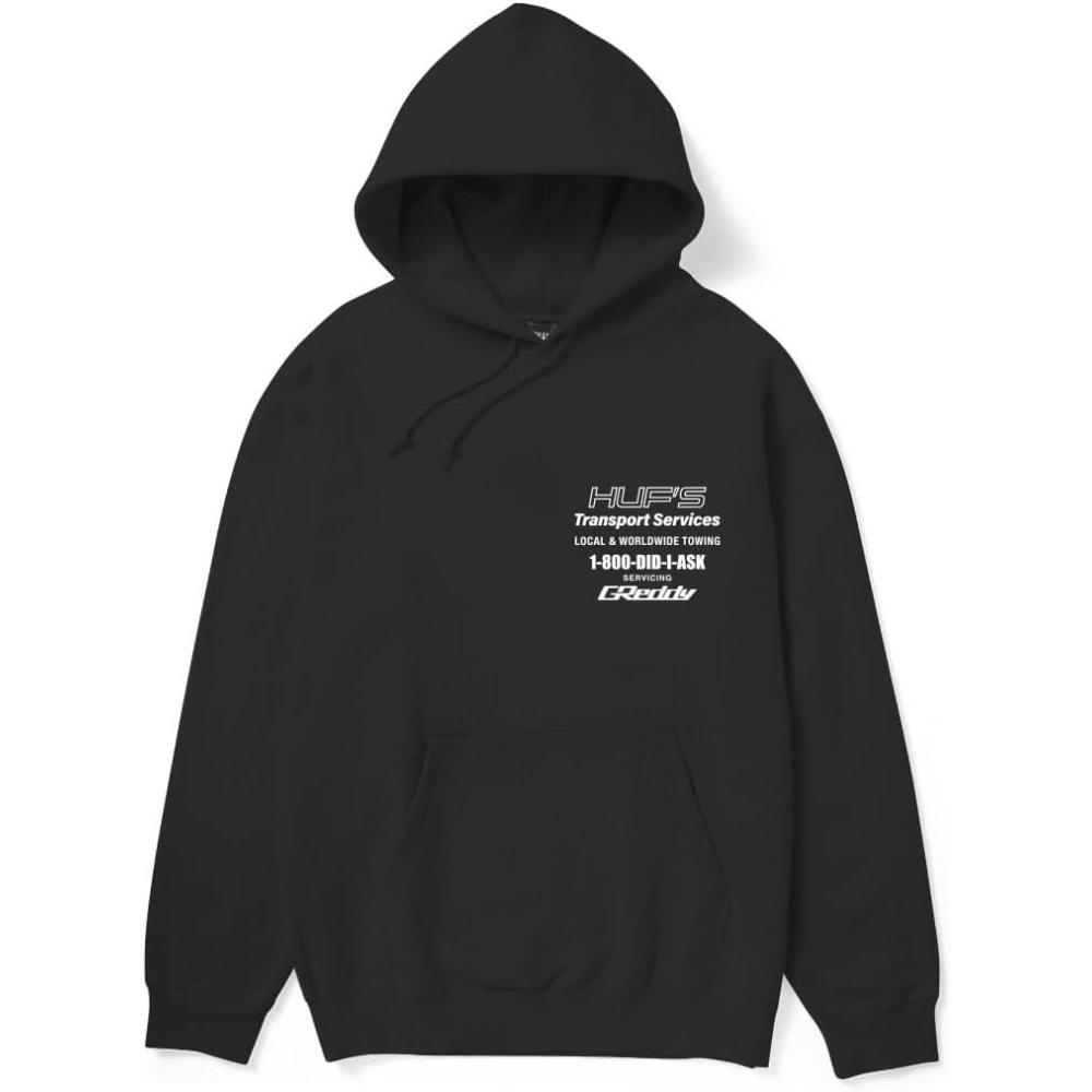 imageHUF X GReddy Tow Hoodie JDMInspired Pullover Streetwear Graphic Hoodie for Men Premium Fit