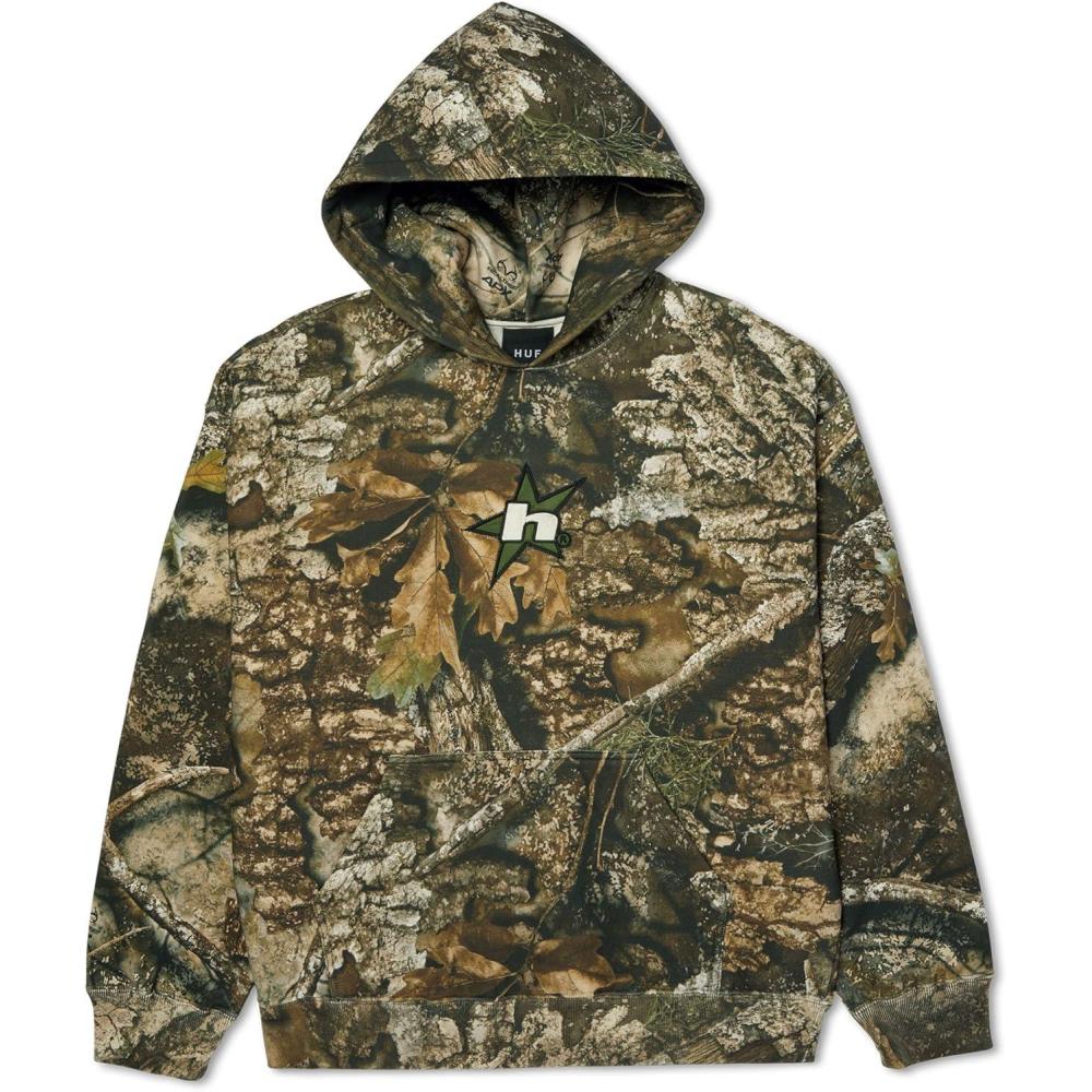 imageHUF X Realtree Heavyweight Hoodie  Durable Comfortable Hoodie for Men Perfect for Outdoor Activities ampamp Streetwear