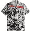 imageHUF x Marvel XMen Resort Button Up Hawaiian ShirtWhite