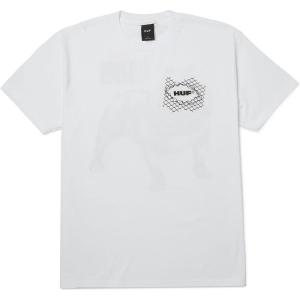 HUF 4 The Dawgs Short Sleeve Tee | Mens T-Shirt, Streetwear, Oversized, Graphic Tee(White)