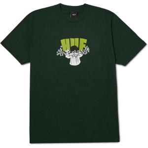 HUF Dazed Short Sleeve Tee | Mens T-Shirt, Streetwear, Oversized, Graphic Tee(Forest Green)