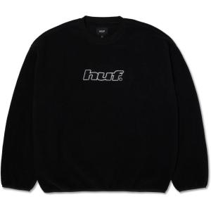 HUF H Dot Polar Fleece Crewneck Sweatshirt for Men, Soft, Cozy, Versatile, Streetwear