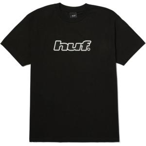 HUF H Dot Short Sleeve Tee | Mens T-Shirt, Streetwear, Oversized, Graphic Tee(Black)
