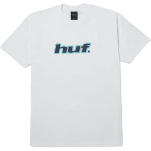 HUF H Dot Short Sleeve Tee | Mens T-Shirt, Streetwear, Oversized, Graphic Tee(White)