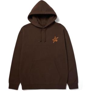 HUF H Star Logo P/O Hoodie | Comfortable Pullover Hoodie for Men, Durable & Stylish Sweatshirt for Casual Wear & Streetwear(Bison)