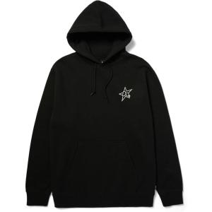 HUF H Star Logo P/O Hoodie | Comfortable Pullover Hoodie for Men, Durable & Stylish Sweatshirt for Casual Wear & Streetwear(Black)