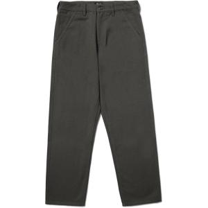 HUF Mason Pant – Men’s Cotton Work Pants with Kevlar Reinforced Zones, Relaxed Fit Casual Canvas Pants for Everyday Wear(Cement)