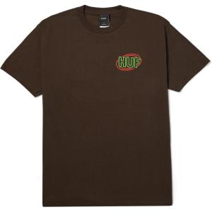 HUF Promo Short Sleeve Tee | Mens T-Shirt, Streetwear, Oversized, Graphic Tee(Bison)
