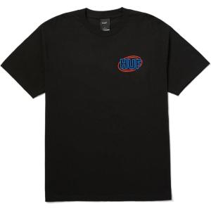 HUF Promo Short Sleeve Tee | Mens T-Shirt, Streetwear, Oversized, Graphic Tee(Black)