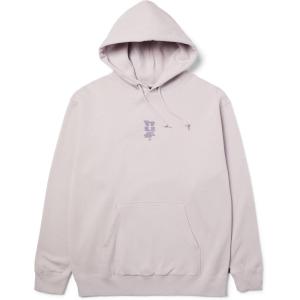HUF SET MEGABLAST Pullover Hoodie – Men’s Graphic Hoodie with Front & Back Print, Streetwear Hooded Sweatshirt(Dust Purple)