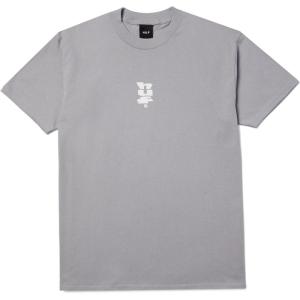 HUF Set MEGABLAST Short Sleeve Tee – Men’s Graphic T-Shirt, Cotton Crewneck with Front & Back Prints, Regular Fit(Dust Purple (X-large))