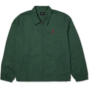 HUF Set Megablast Shop Jacket | Durable Jacket for Men, Versatile for Outdoor Activities, Workwear, and Casual Streetwear(Forest)