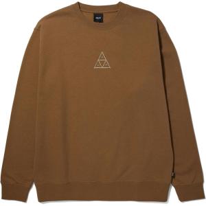 HUF Set Triple Triangle Crewneck Sweatshirt(Camel)