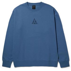 HUF Set Triple Triangle Crewneck Sweatshirt(Slate Blue)