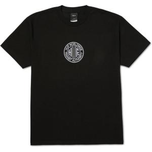 HUF Token Short Sleeve Tee | Mens T-Shirt, Streetwear, Oversized, Graphic Tee(Black)