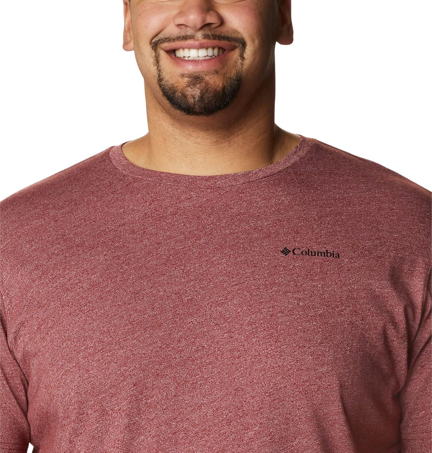 imageColumbia Mens Thistletown Hills Short SleeveRed Jasper Heather